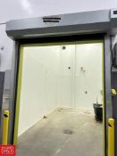 High Speed Roll-Up Door, Dimensions = 196" Width x 118" Height - Rigging Fee: $1250