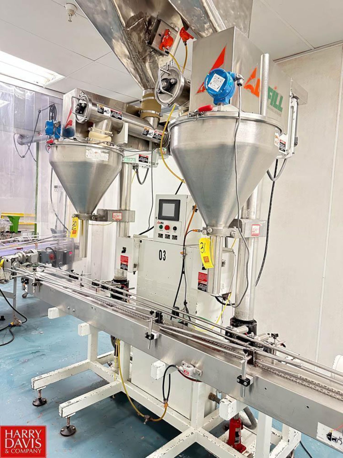 2014 ALL-FILL Dual-Head Powder Filler, Model: HSC, S/N: 350380 - Rigging Fee: $2750 - Image 2 of 6