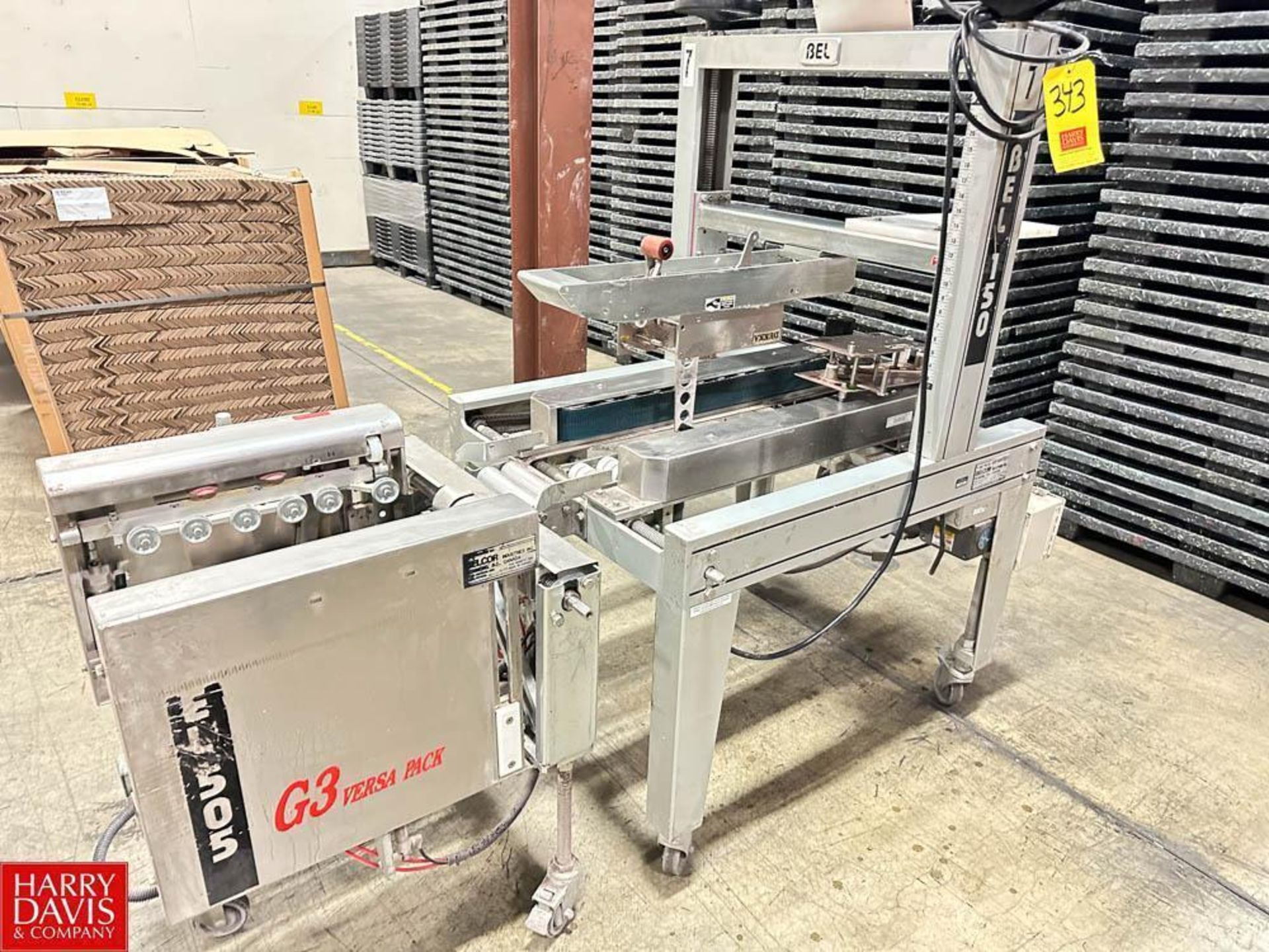 Bel Case Sealer, Model: 150, with G3 Versa Pack Exector - Rigging Fee: $35