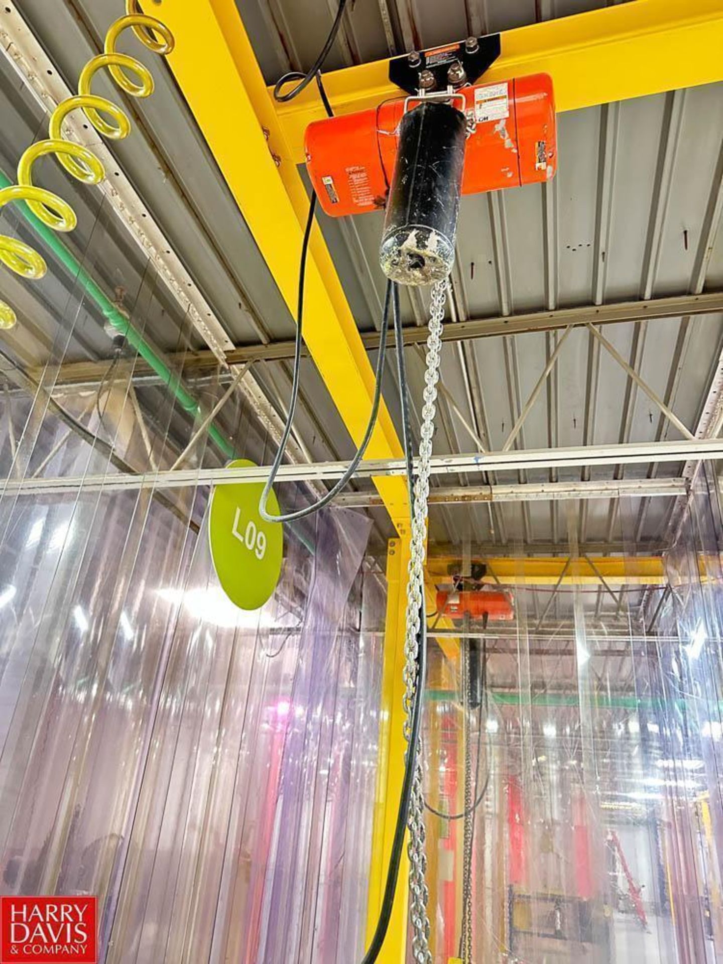 CM Lodestar 1 Ton Electric Chain Hoist with Gantry System - Rigging Fee: $750 - Image 2 of 2