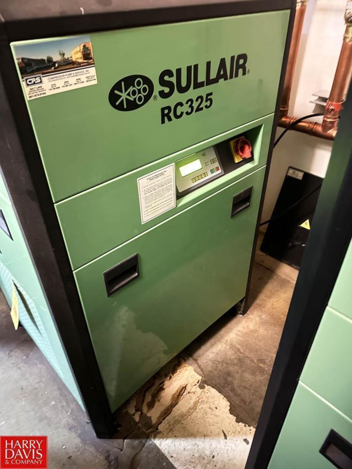 Sullair Refrigerator Air Dryer, Model: RC-325-460-3-60-A, S/N: 0813SA00386 with Trap - Image 2 of 6