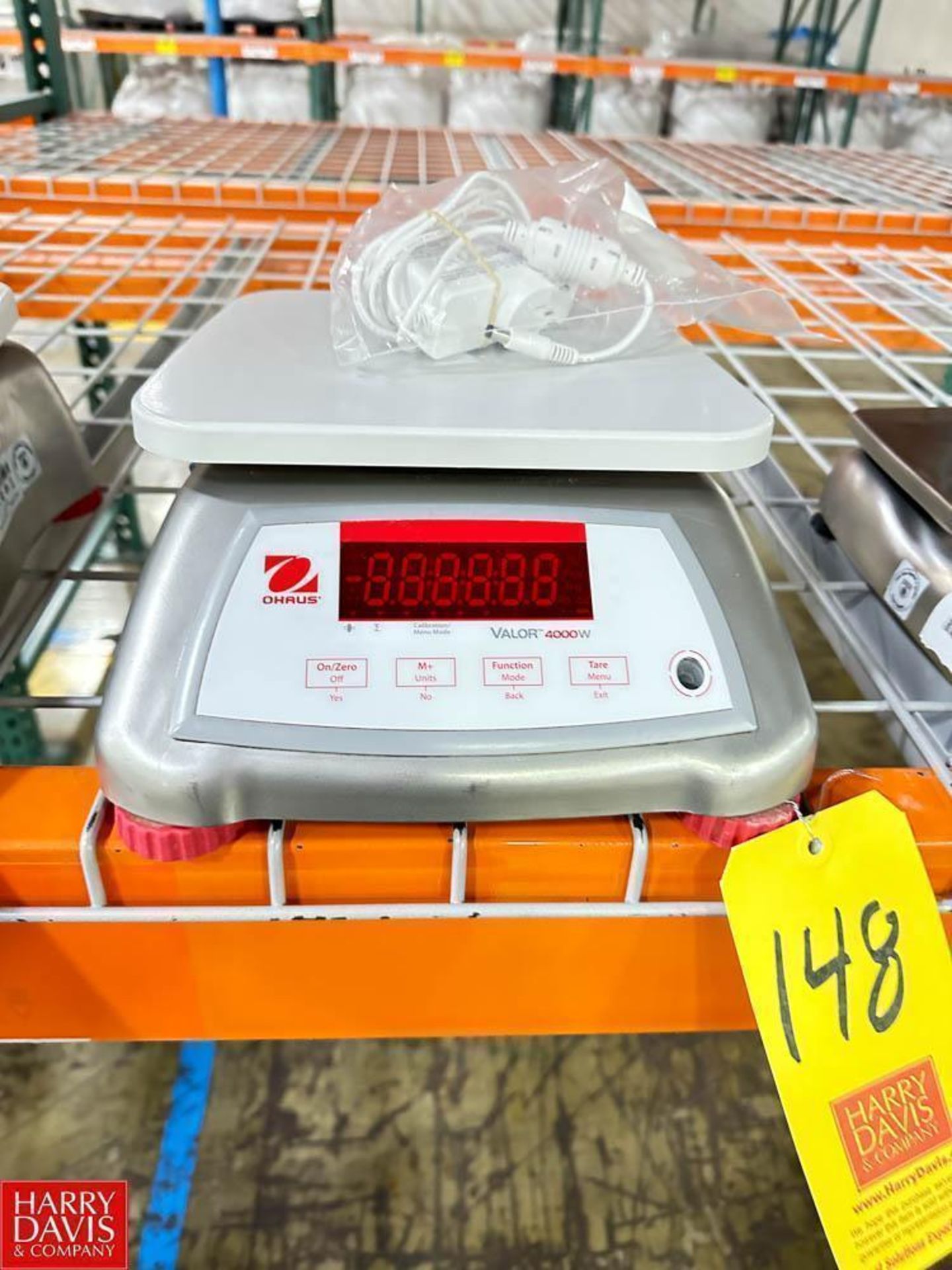 OHAUS VALOR 4,000 W Digital Scale - Rigging Fee: $35 - Image 2 of 2