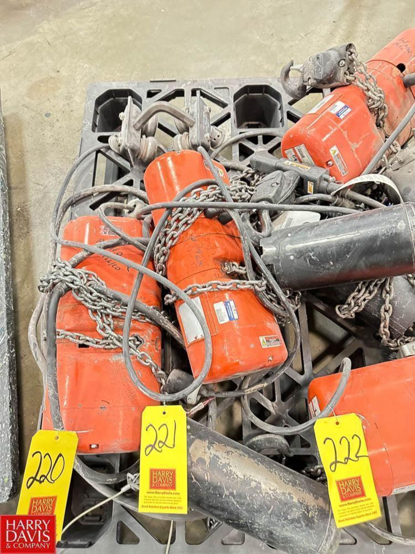 CM 1 Ton Electric Chain Hoist - Rigging Fee: $35 - Image 2 of 2