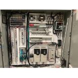 2-Door Control Panel with (3) Allen-Bradley 525 Variable Frequency Drives, (2) Allen-Bradley 753 Var