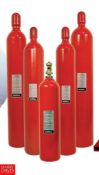 2022 Ansul Carbon Dioxide Suppression/Fire Extinguishing System with (18) 100 LB Capacity CO2 Cylind