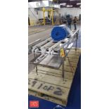 S/S Frame Conveyor with Drive, Dimensions = 108" x 24" Plastic Belt, Straight