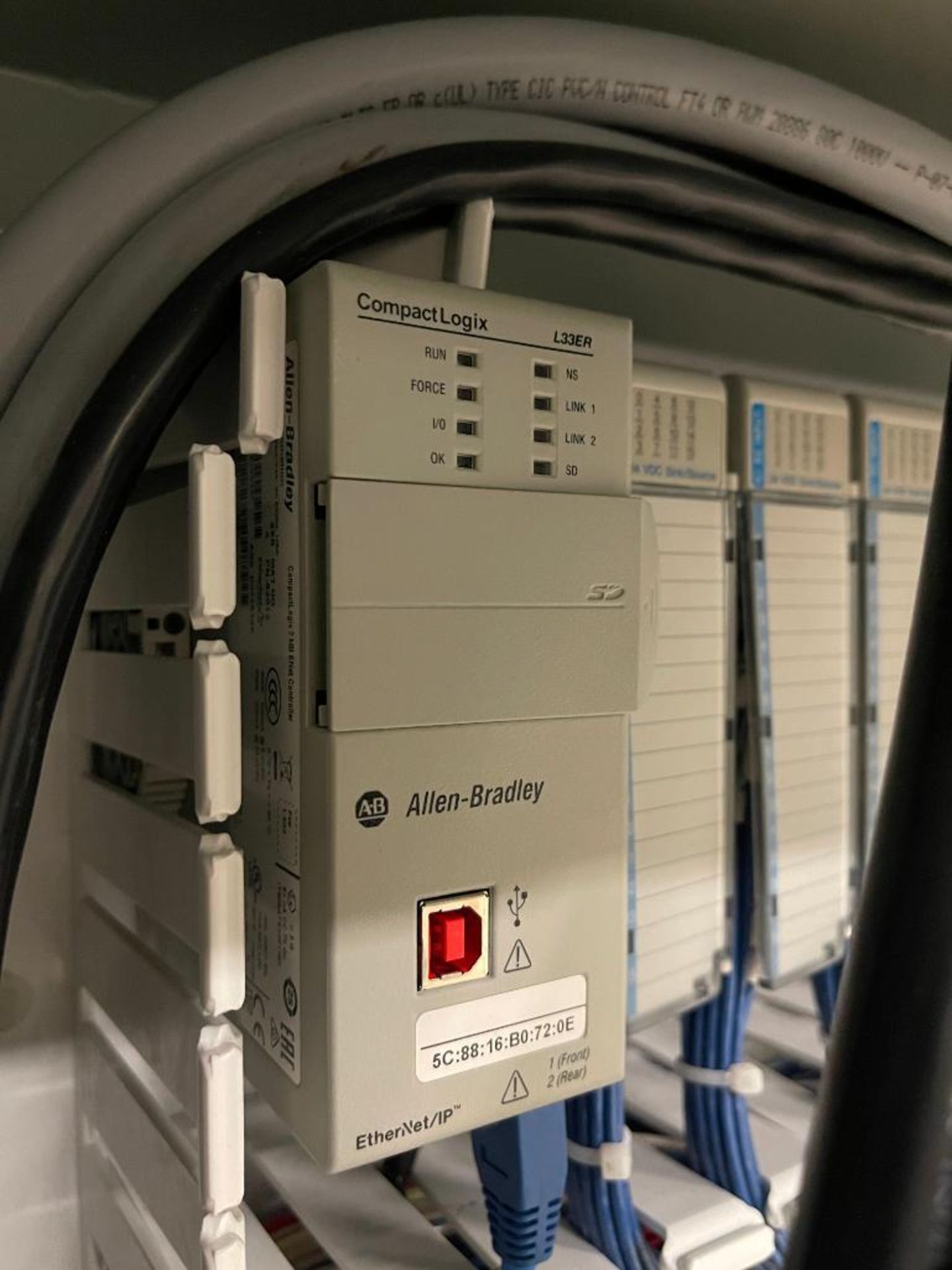 2-Door Control Panel with (3) Allen-Bradley 525 Variable Frequency Drives, (2) Allen-Bradley 753 Var - Image 3 of 4