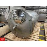 2021 3,400 Gallon Dome-Top, Cone-Bottom S/S Tank, 144" Sidewall x 84" Diameter