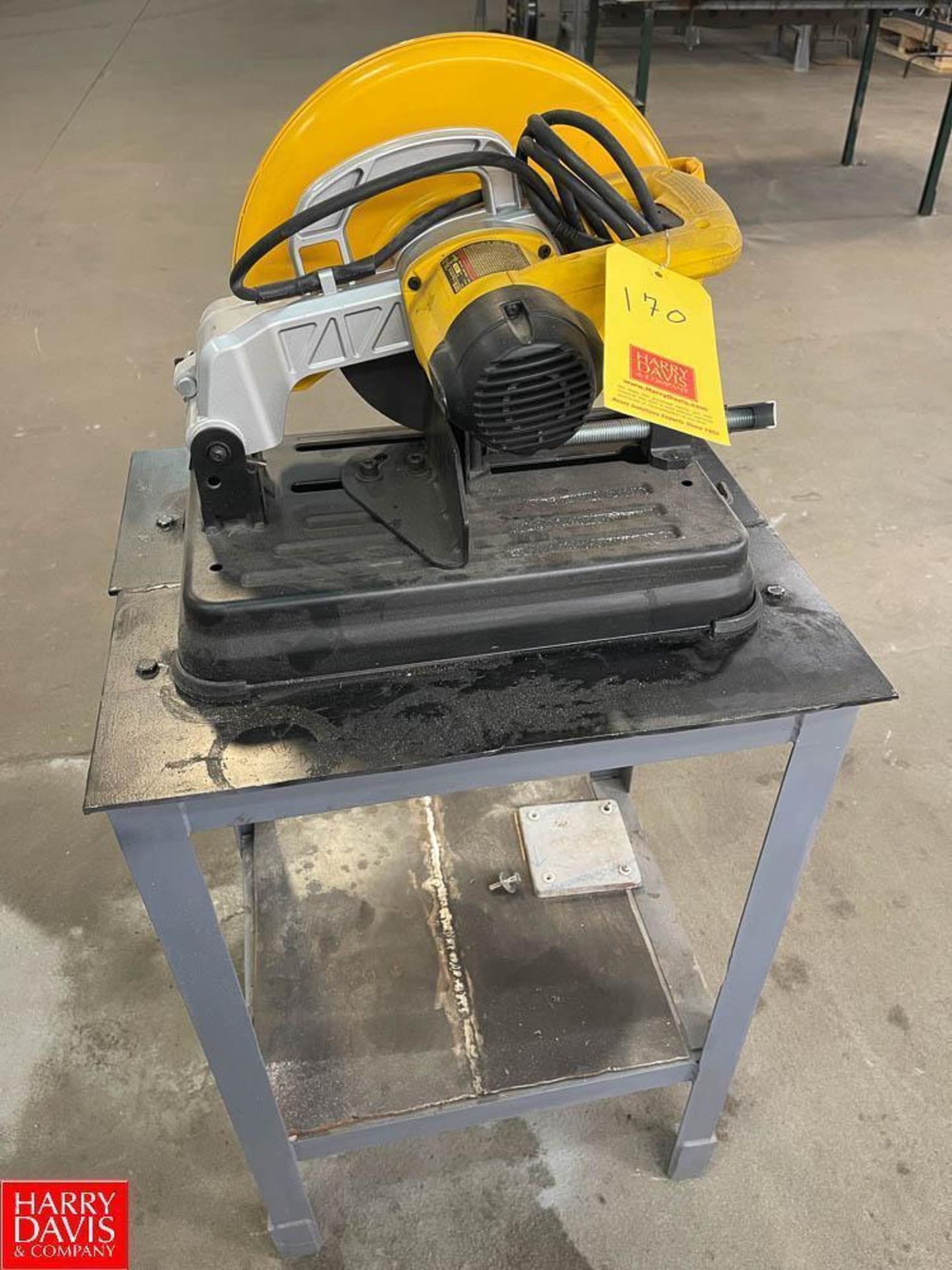 Jet Horizontal Band Saw, Dewalt Double-End Grinder, Model: DW758 and Dewalt Chop Saw, Model: D28730 - Image 2 of 3