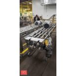 S/S Frame Conveyor, Dimensions = 174" x 24" and 194" x 24" Plastic Belt on Wheels, Straight