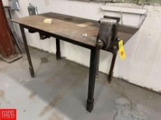 5' Shop Tables with (1) 4.5" Colombian Vise