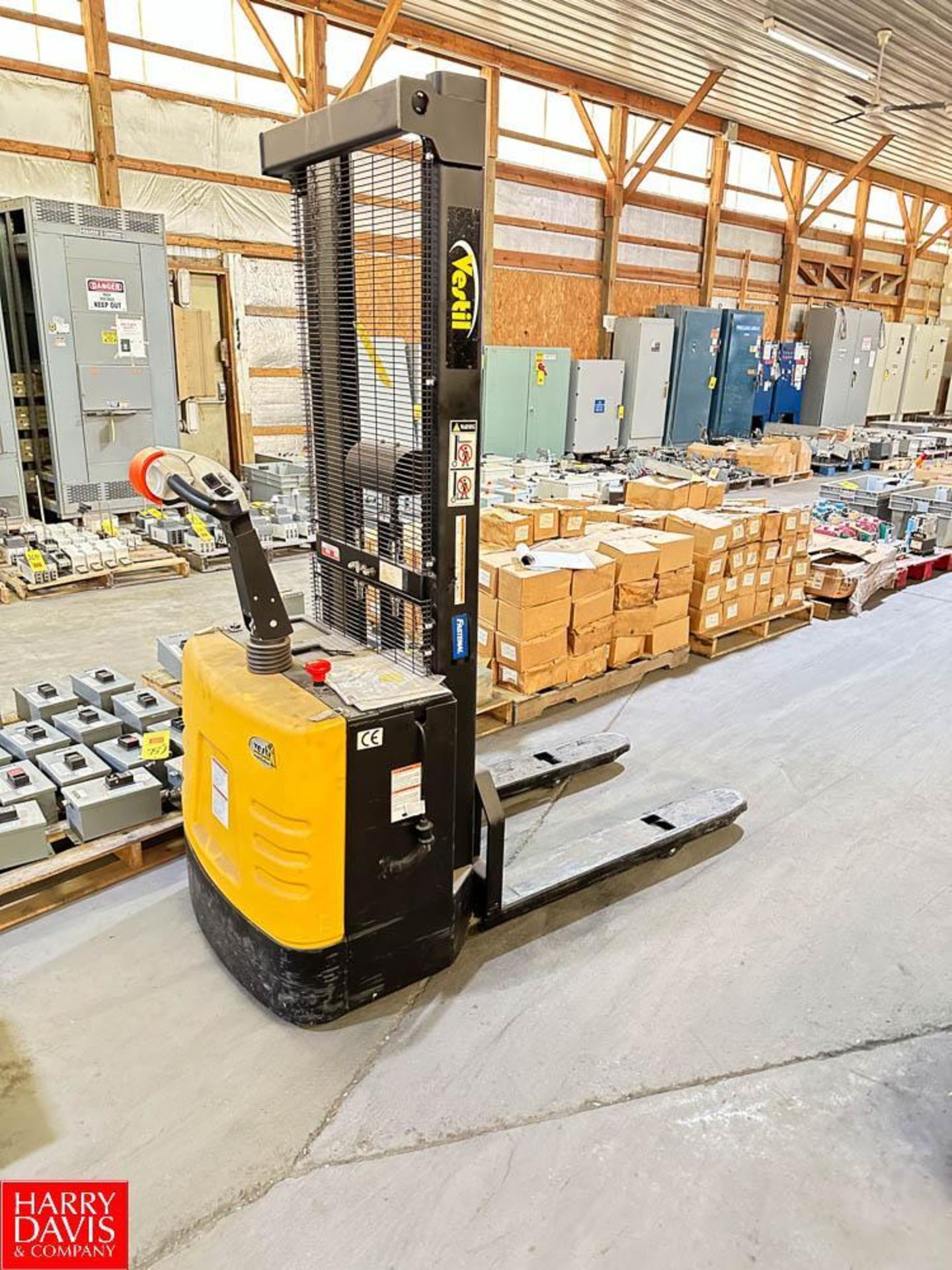 2017 Vestil 2,000 LB Capacity Walk Behind Electric Fork Lift, Model: S-62FF, S/N: 161716, 62" Max Li - Image 3 of 3