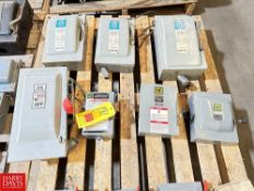 (3) Assorted Siemens, Square D and ITE Safety Switches