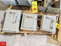 (3) FPE 240 Volt and 600 Volt Safety Switches