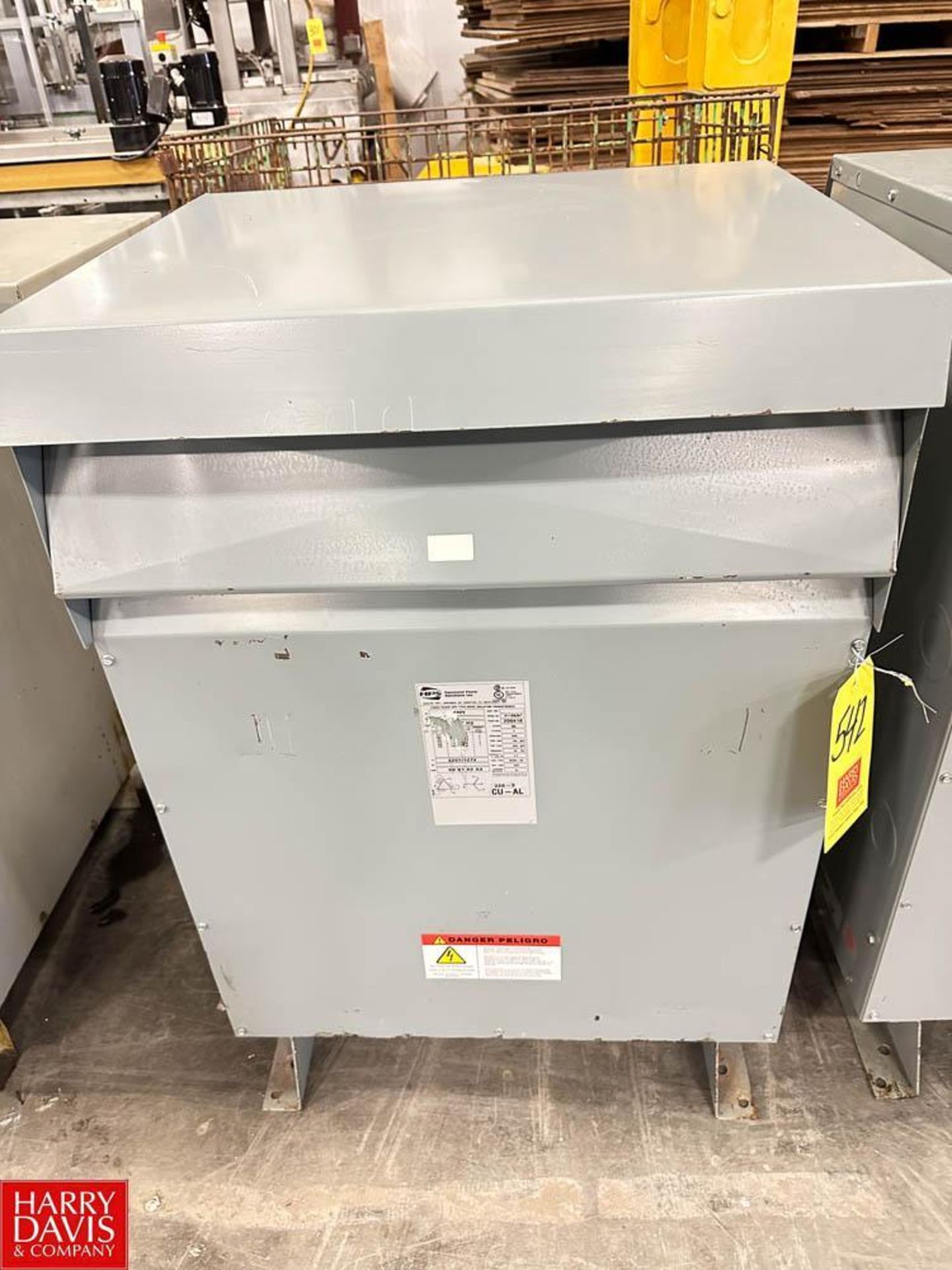 Hammond Power Solutions 93 kVA, 3-Phase, Dry-Type Isolation Transformer H.V. 480 and L.V. 220Y/127