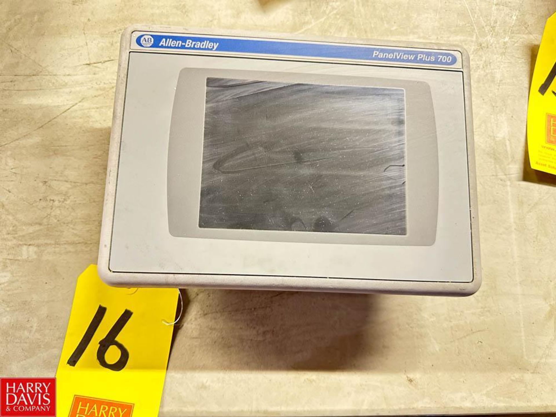 Allen-Bradley PanelView Plus 700 Touch Screen HMI, Catalog No: 2711P-RPBD Series A with Logix Module