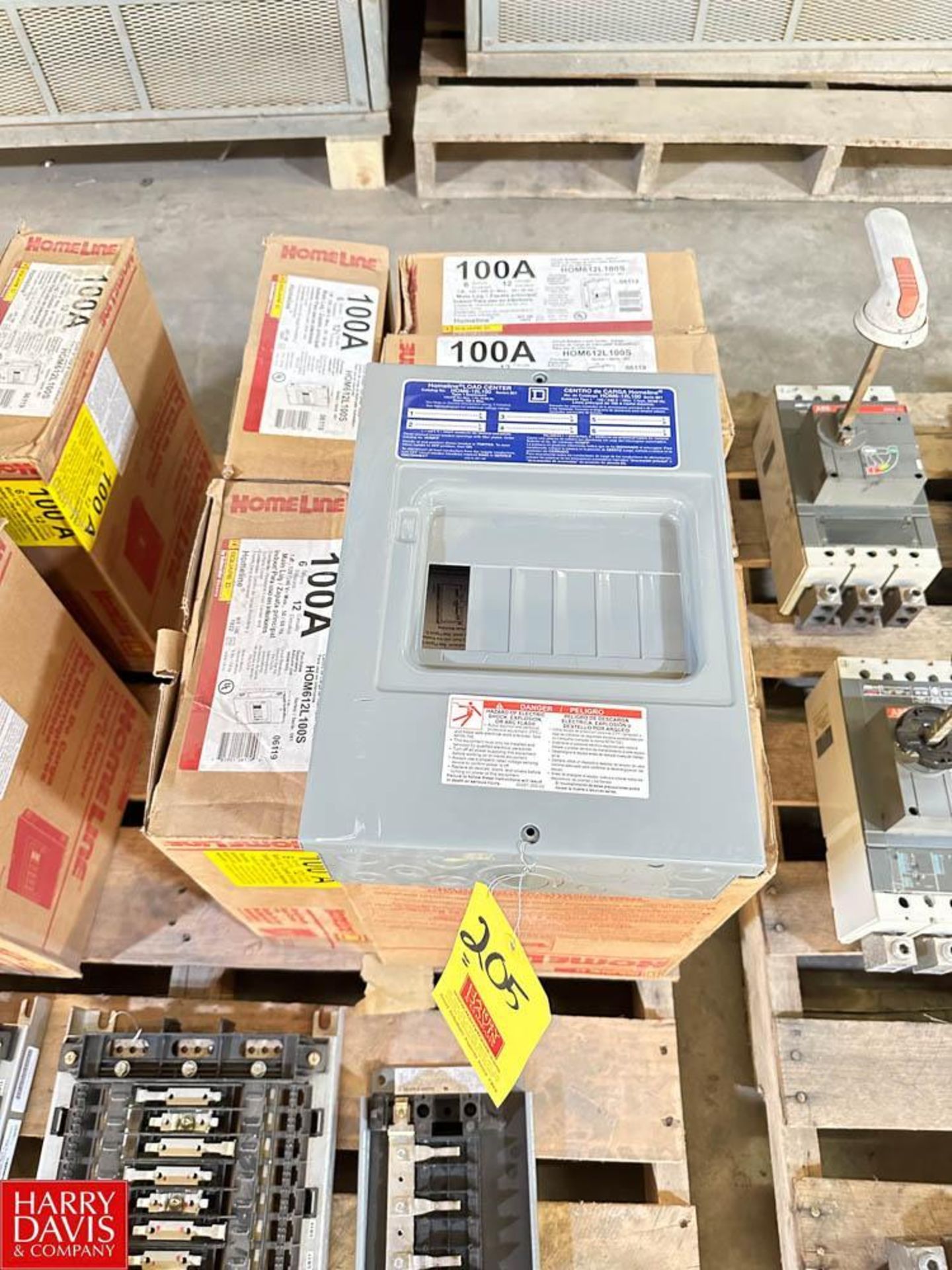 NEW Square D Homeline 100 AMP, (6) Space, (12) Circuit Breaker Boxes