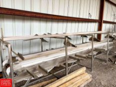 S/S Framed Conveyor, Dimensions = 20' x 6' (Overall), 18.5' x 2.5' (Conveyor)