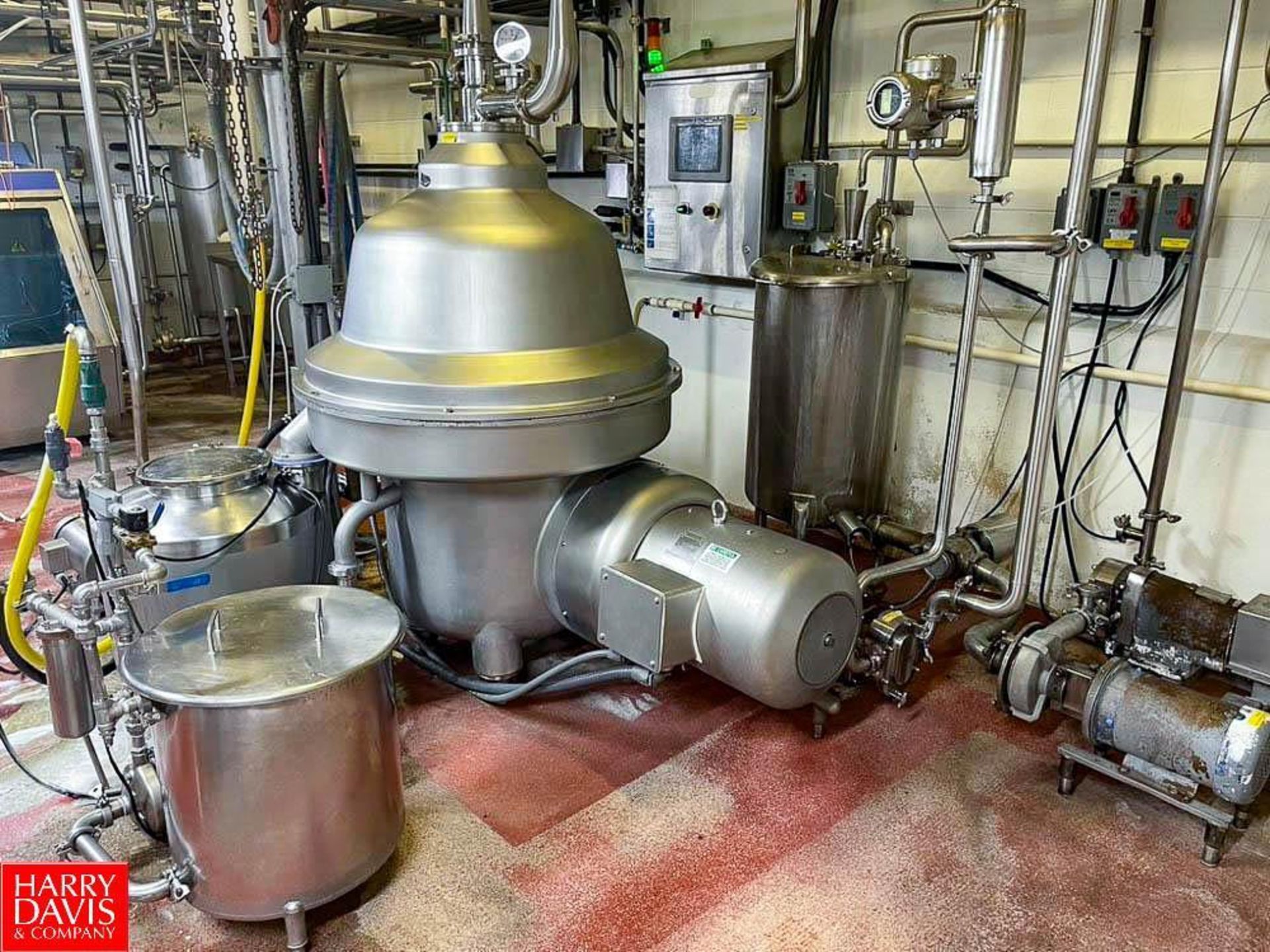 Westfalia S/S CIP Milk Separator, Model: MSD250-01-076, S/N: 1717112 (Location: Reedsburg, WI)