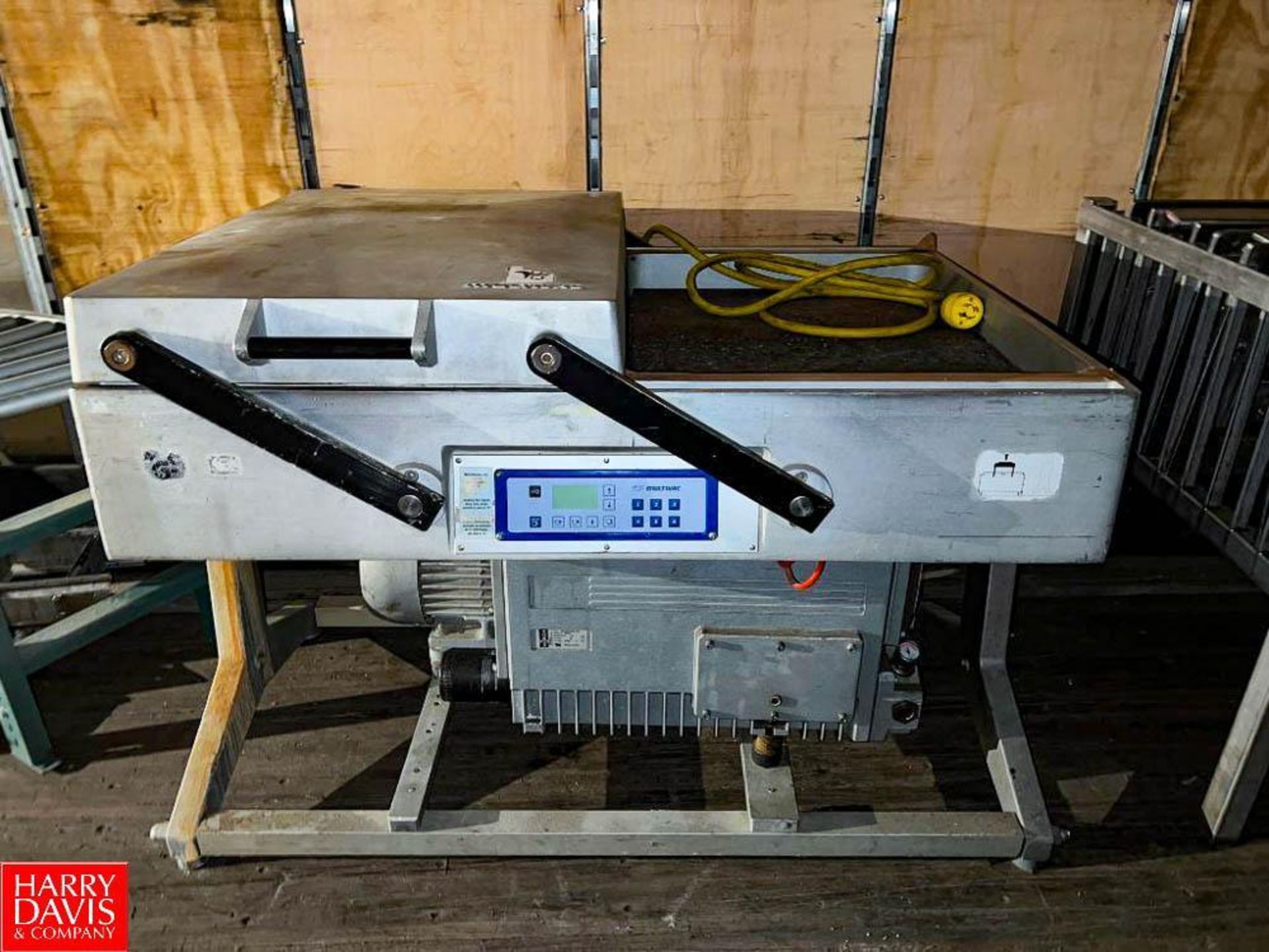 Multivac Double Chamber Vacuum Packaging Machine with Busch Vacuum Pump (Location: Louisville, OH)