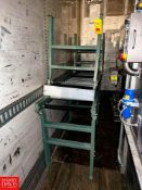 Roller Conveyor, Dimensions = 87" x 21" and 10' x 21" (Location: Louisville, OH) - Rigging Fee: $150