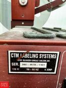 CTM Labeling Systems Mobile Top/Bottom Labeler, S/Ns: 360-4570-1101 (Top) and 360-4571-1101 (Bottom)