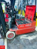 Linde Electric Fork Truck, Model: E15S-02 , S/N: H2X324T00091 with Hobart Battery Mate Charger