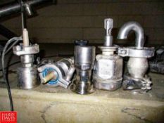 (4) Assorted Sensors and (1) Air Blow Check Valve (Location: Plover, WI) - Rigging Fee: TBD