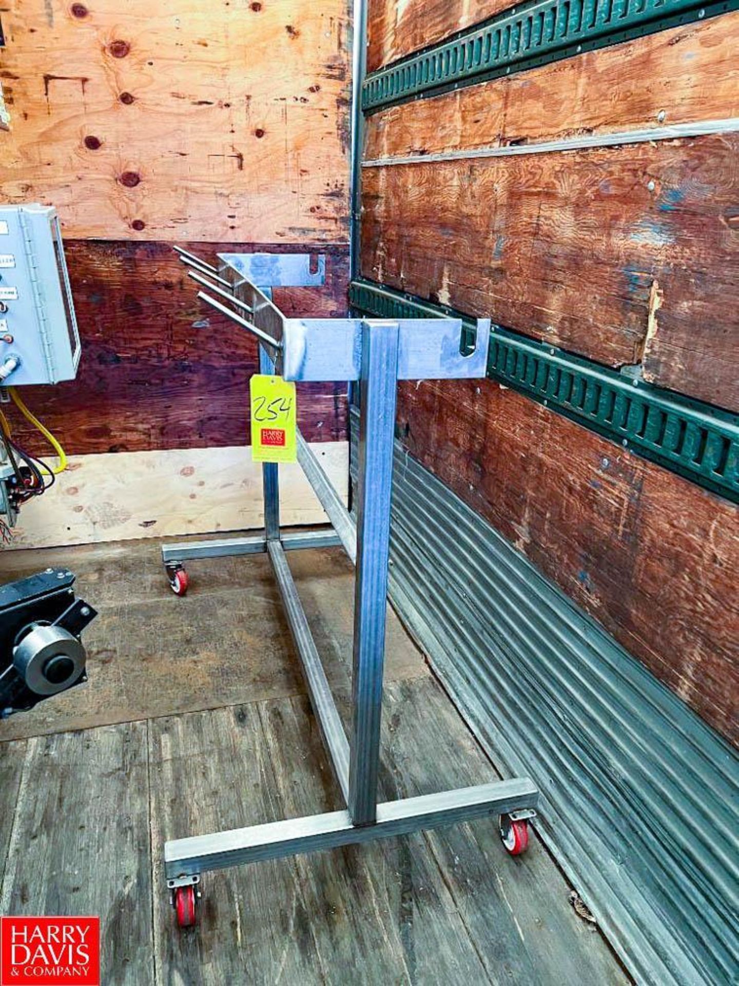 S/S Mobile Rack, Dimensions = 58" Width (Location: Louisville, OH) - Rigging Fee: $150