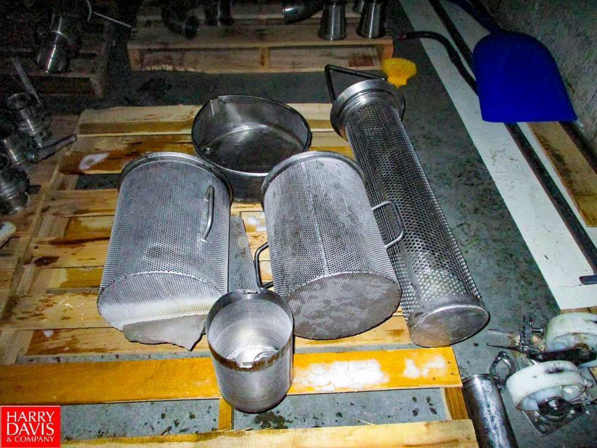 (6) Assorted S/S Strainers (Location: Plover, WI) - Rigging Fee: TBD