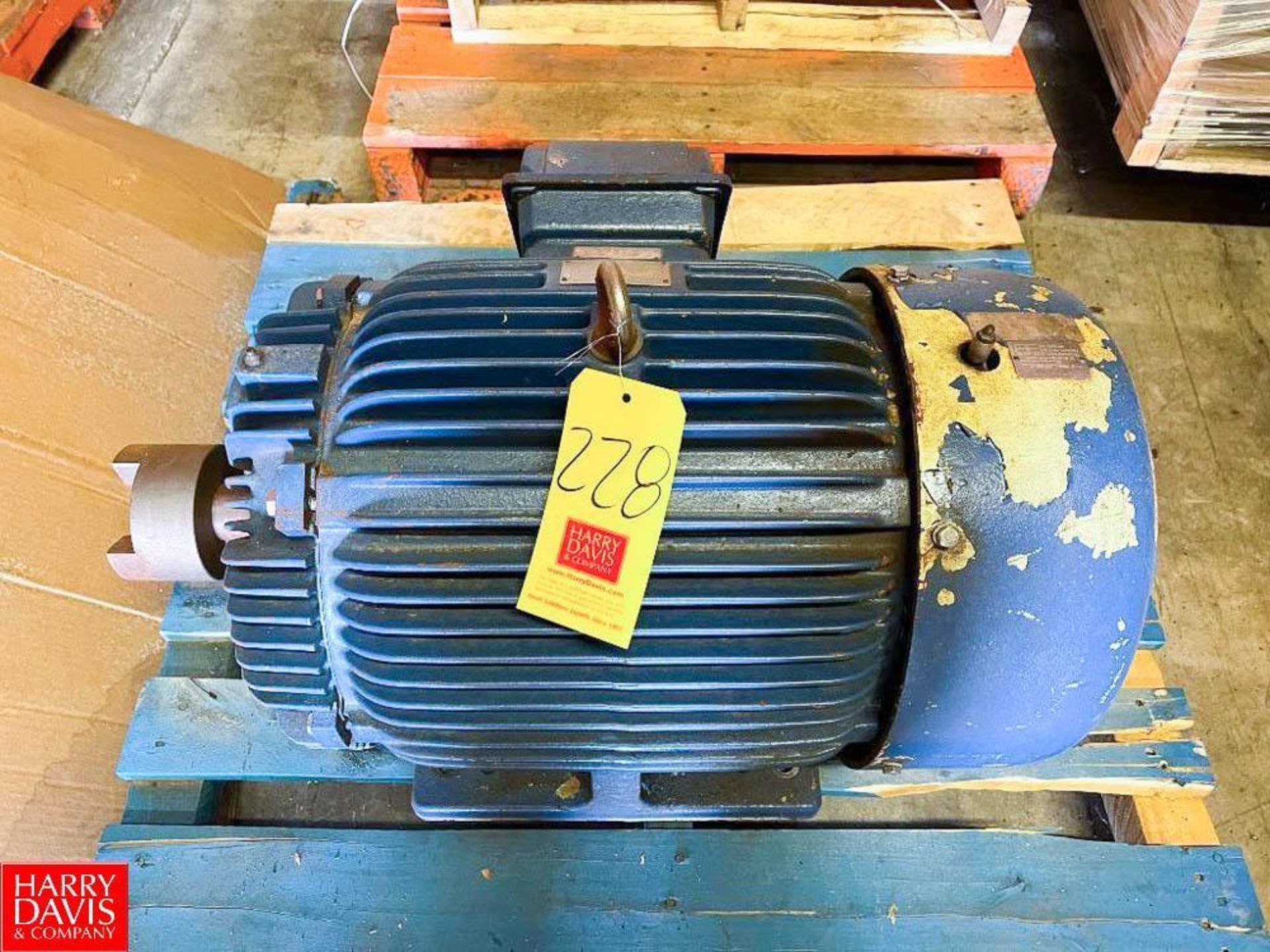 Nema 50 HP 3,550 RPM Motor - Rigging Fee: $75