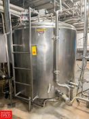 Cherry-Burrell 1,000 Gallon Jacketed S/S Dome-Top, Processor Tank with Vertical Agitation