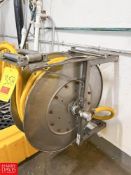 S/S Hose Reel with Hose and Spill Containment Pallets - Rigging Fee: $200