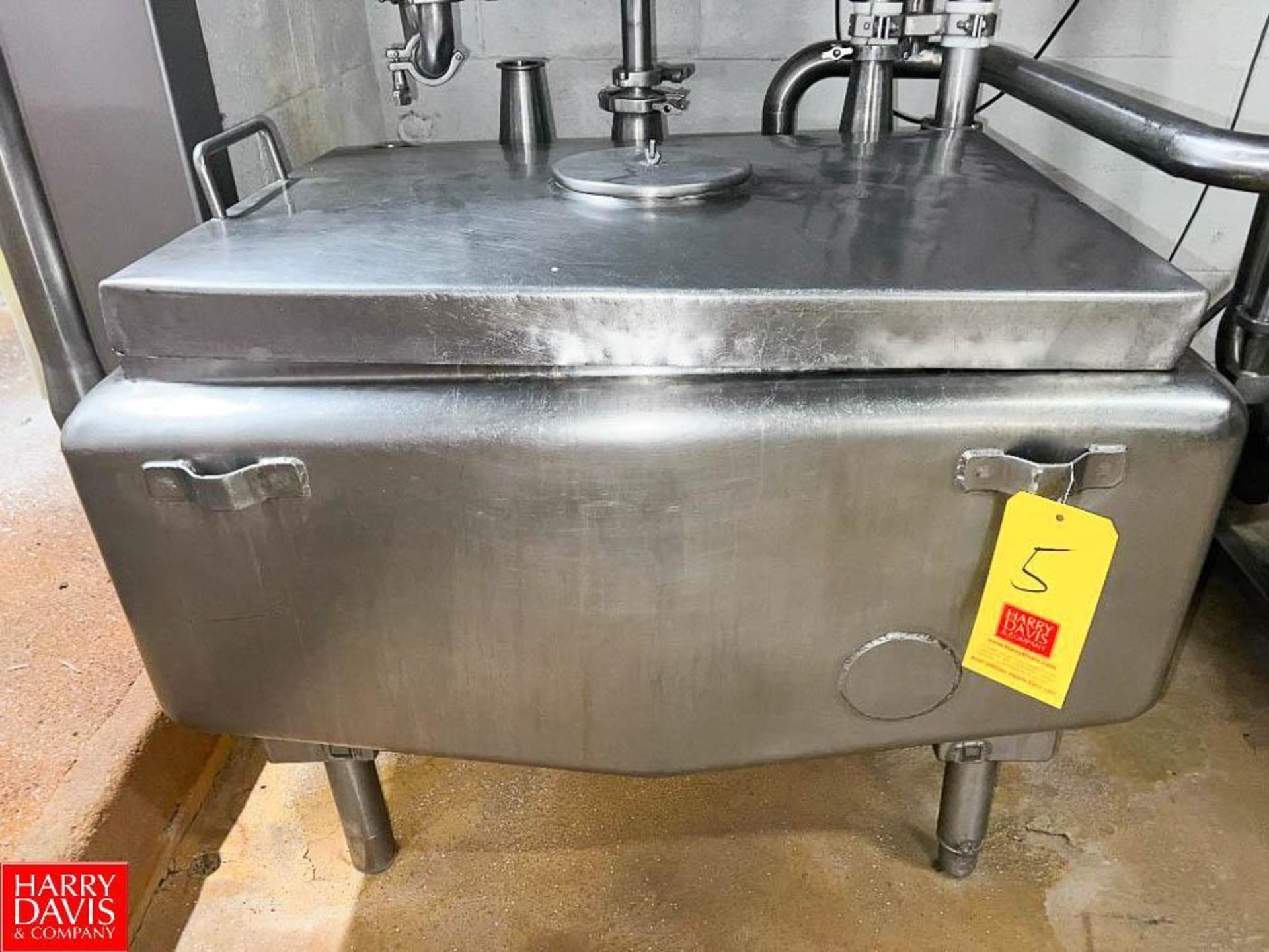 60 Gallon S/S Balance Tank - Rigging Fee: $175 (Subject to Piecemeal Bidding)