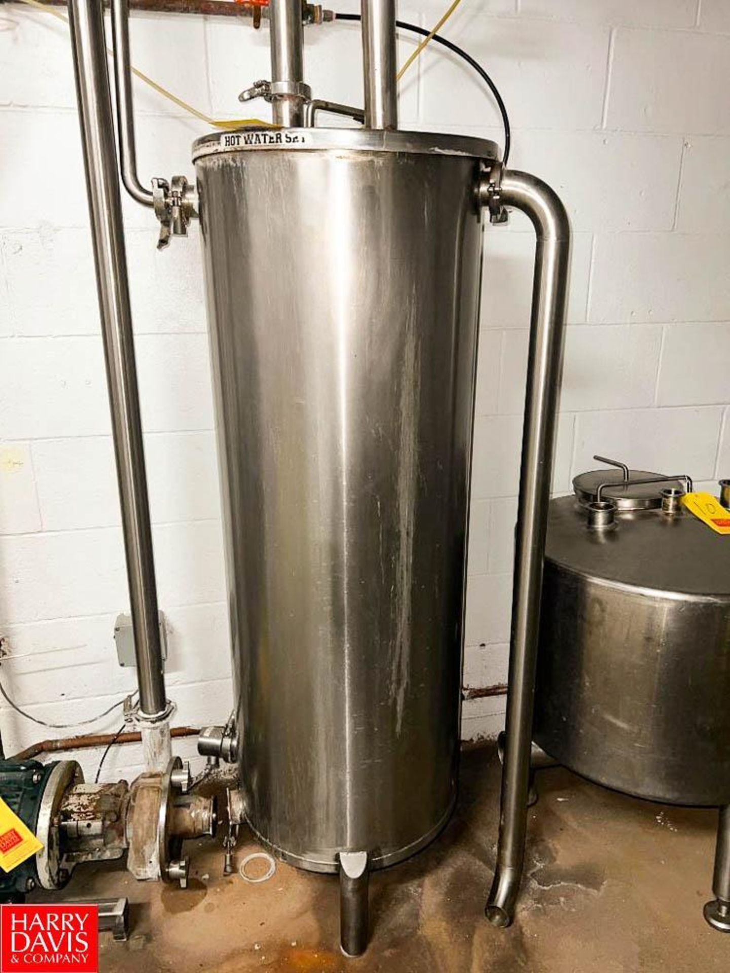 50 Gallon S/S Holding Tank - Rigging Fee: $150 (Subject to Piecemeal Bidding)