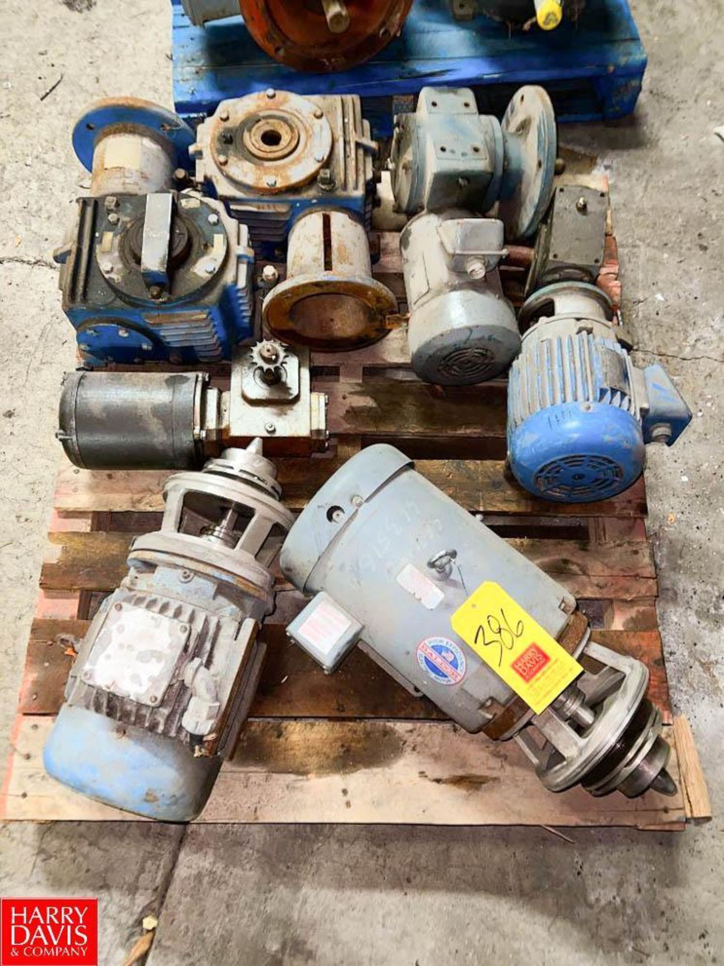 Assorted Centrifugal Pumps and Gear Reducing Drives with Motors - Rigging Fee: $75