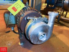 7.5 HP Centrifugal Pump with 1,755 RPM Motor, 2.5" x 2.5" S/S Head, Mounted on S/S Base