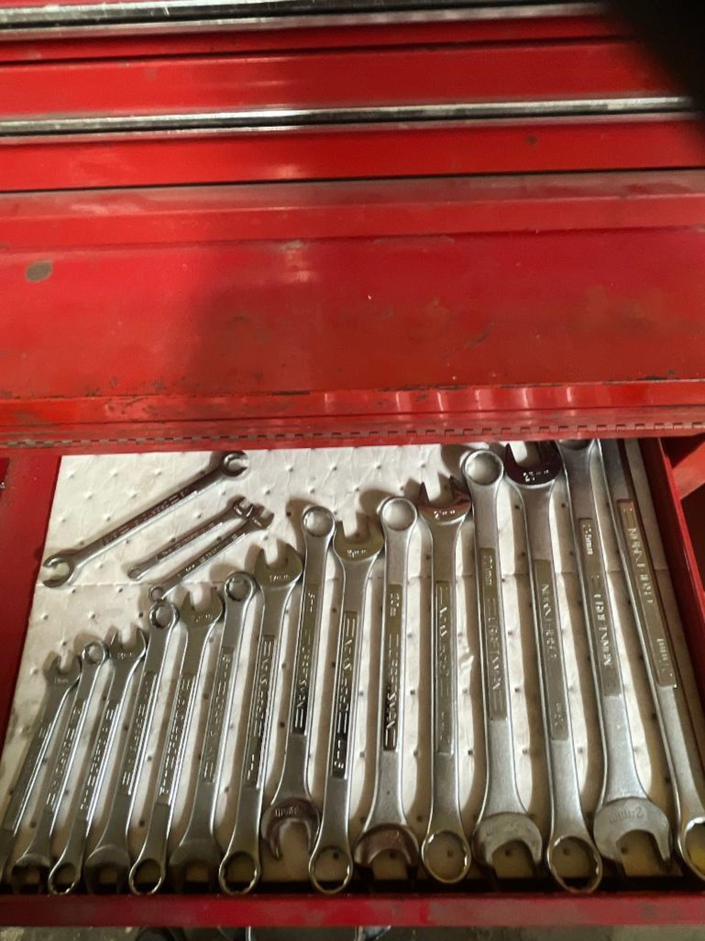 A-T Tools Mobile Tool Chest, Including: Ratchet Sets, Wrenches, Drill Bits, Files and Rasps - Image 6 of 11