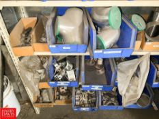 Assorted S/S ELBows, Ferrules, up to 4" and Assorted Pipe Hanger - Rigging Fee: $250