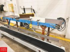 FoxJet Coder with Belt Conveyor and Drive, Dimensions = 10' x 20" - Rigging Fee: $250