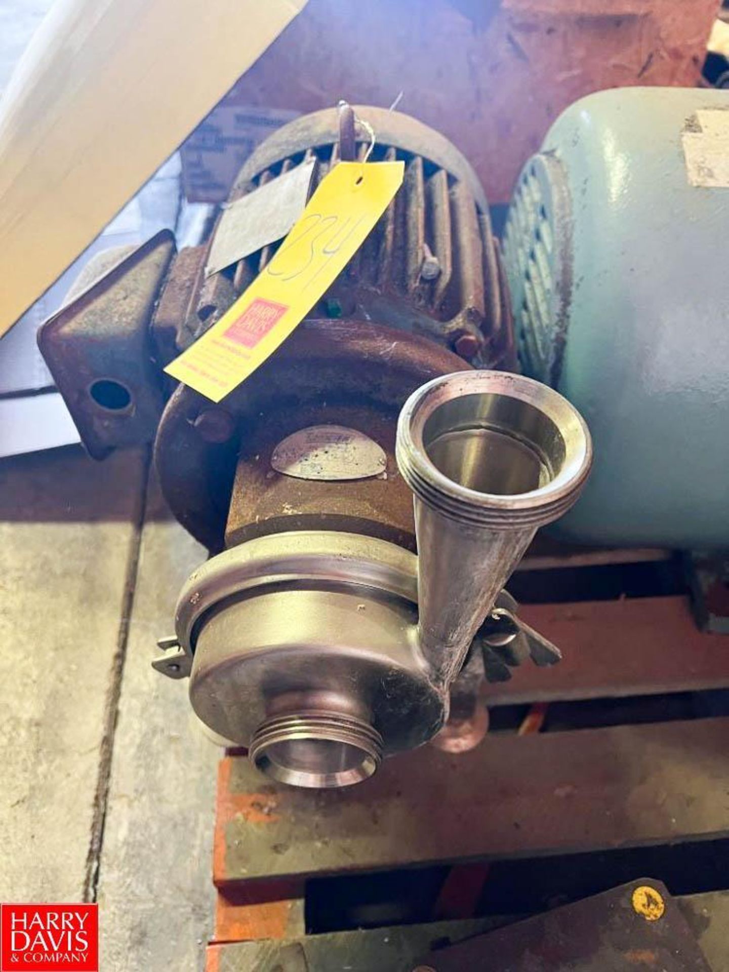 5 HP Centrifugal Pump with 3,455 RPM Motor and 2.5" x 2.5" S/S Head - Rigging Fee: $50