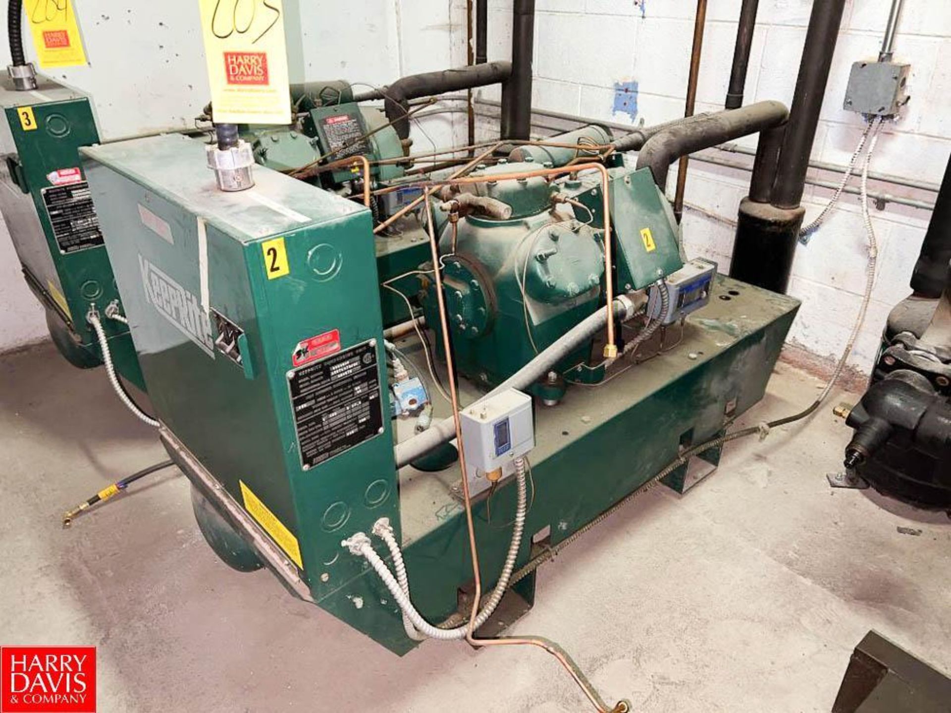 Keeprite 400 PSIG Freon Condensing Unit, Model: GGU08MR, S/N: AGE71473/2A - Rigging Fee: $750