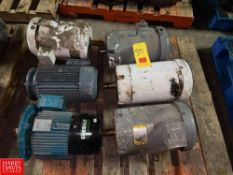 Assorted Motors, up to 7.5 HP - Rigging Fee: $75