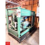 Sullair 50 HP, 125 PSIG Air Compressor, Model: 12B-50H, S/N: 003-57148 with Controls