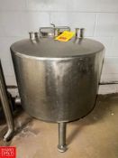 50 Gallon S/S Balance Tank - Rigging Fee: $75 (Subject to Piecemeal Bidding)