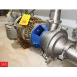 15 HP Centrifugal Pump with 1,800 RPM Motor and 3" x 3" S/S Head, Clamp-Type - Rigging Fee: $75