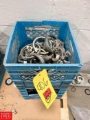 (100) Assorted S/S Clamps, up to 4" - Rigging Fee: $50