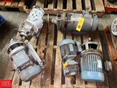 Assorted Motors with Pump Head Parts - Rigging Fee: $75