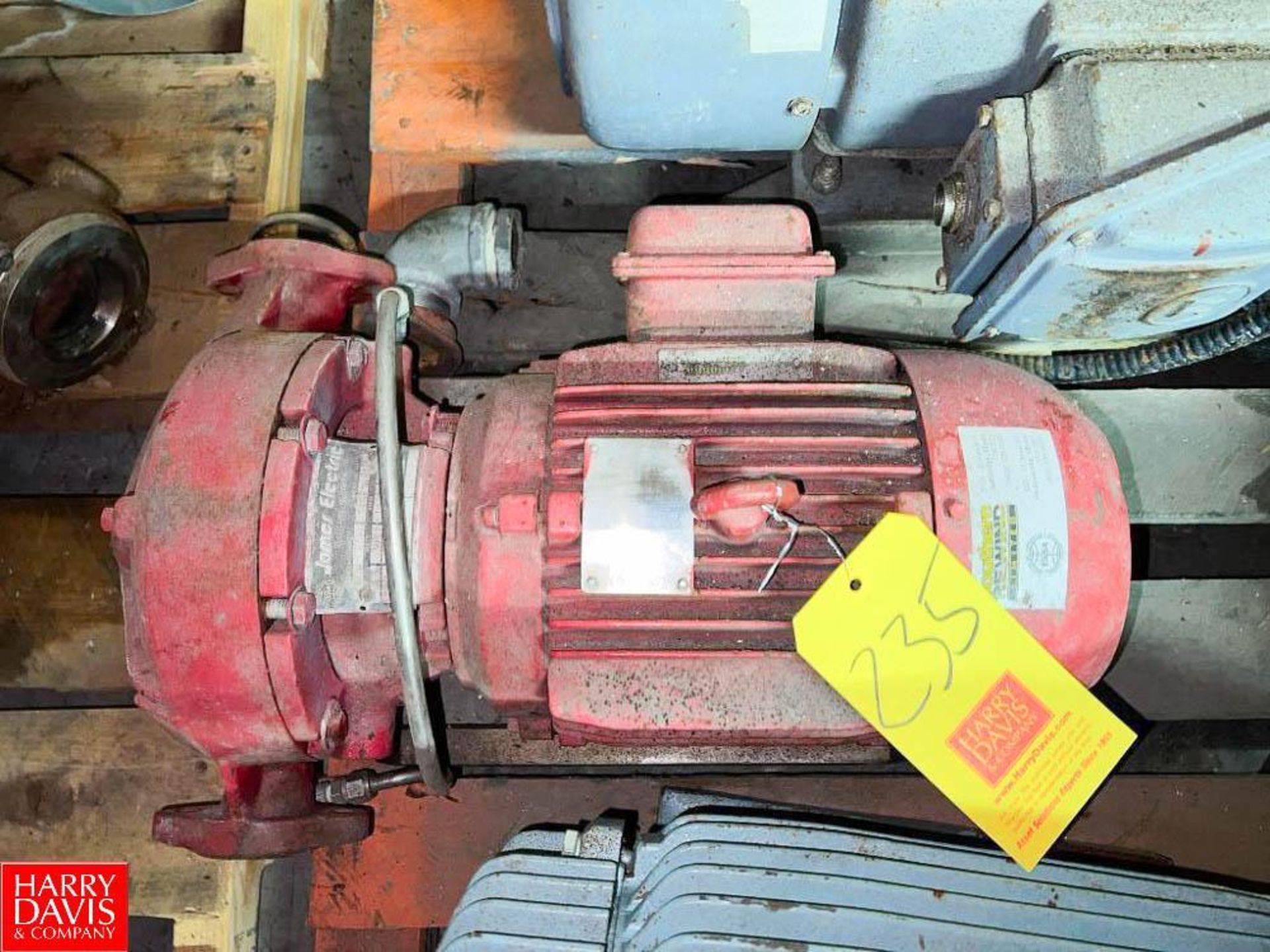 James Electric Pump with Motor - Rigging Fee: $50 - Image 2 of 2