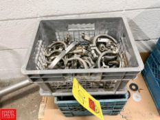 (100) Assorted S/S Clamps, up to 4" - Rigging Fee: $50